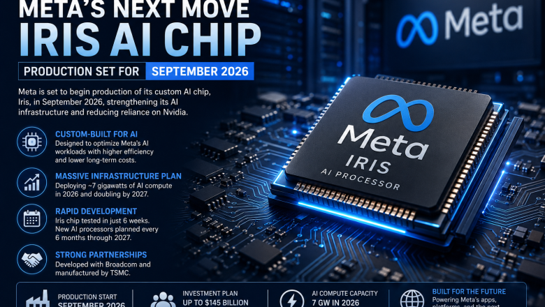 Meta Accelerates AI Strategy with Custom Iris Chip Production Set for September 2026